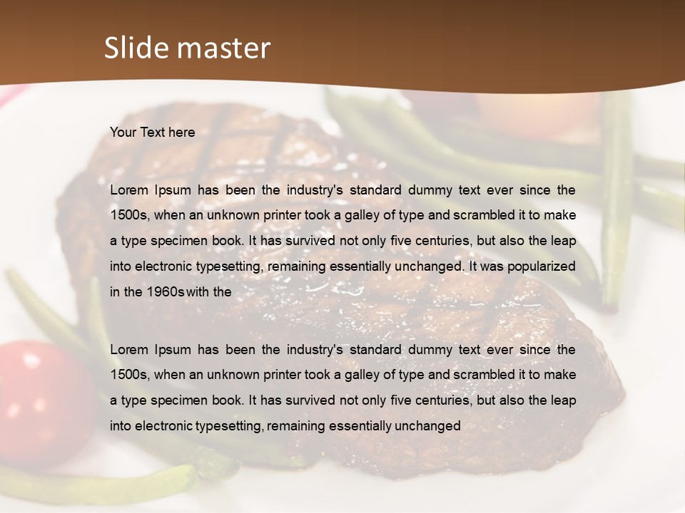 Sunrise Mother Beach PowerPoint Template