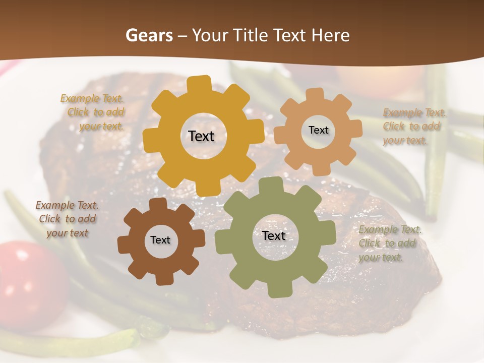 Sunrise Mother Beach PowerPoint Template