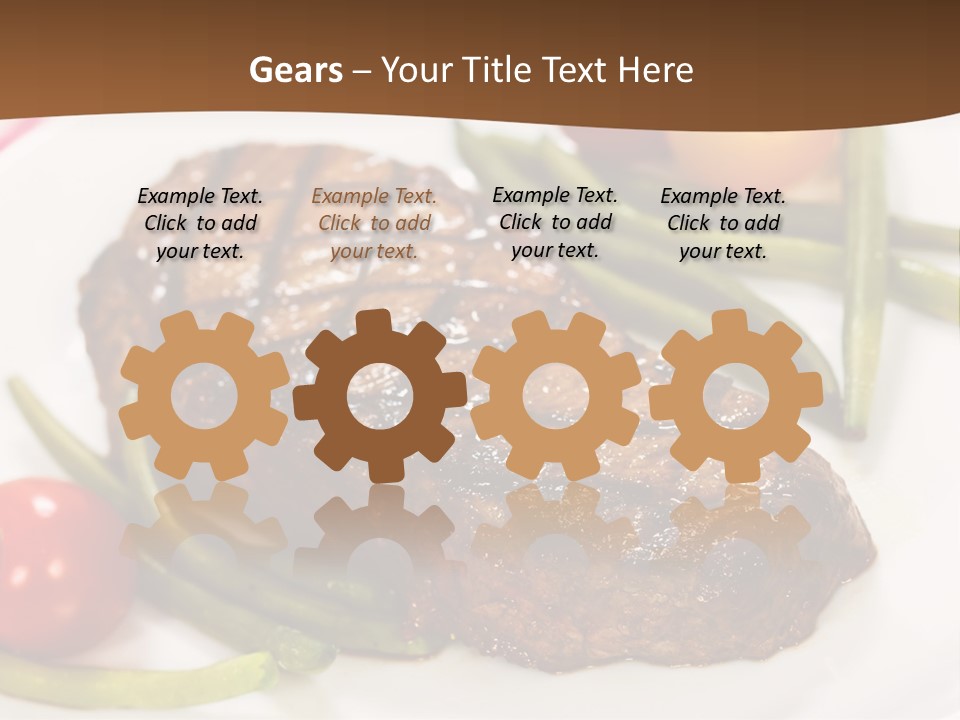 Sunrise Mother Beach PowerPoint Template