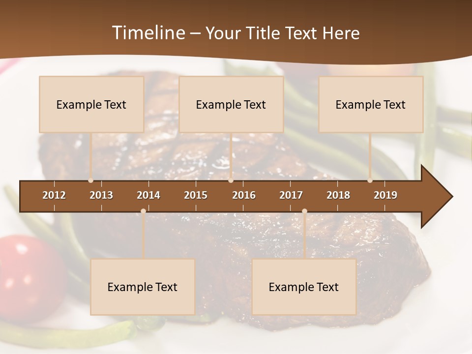 Sunrise Mother Beach PowerPoint Template