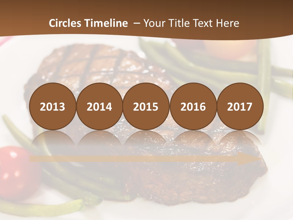 Sunrise Mother Beach PowerPoint Template