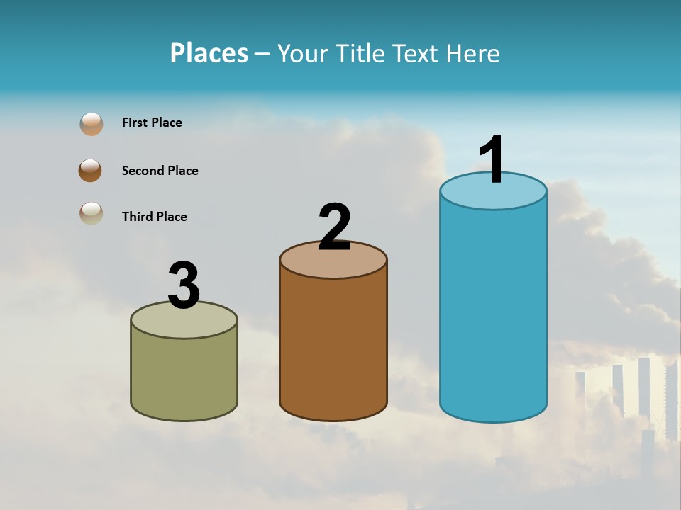 White Pensioner Sea PowerPoint Template