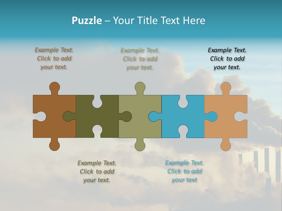 White Pensioner Sea PowerPoint Template