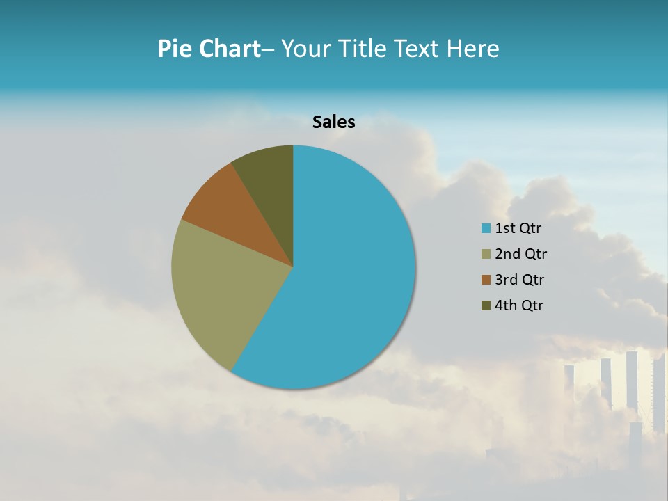 White Pensioner Sea PowerPoint Template