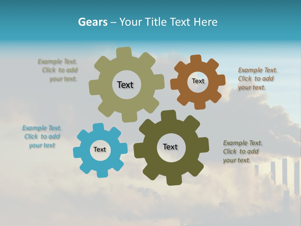 White Pensioner Sea PowerPoint Template