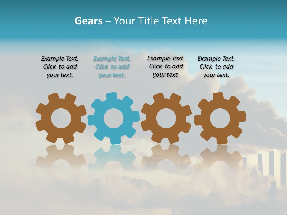 White Pensioner Sea PowerPoint Template