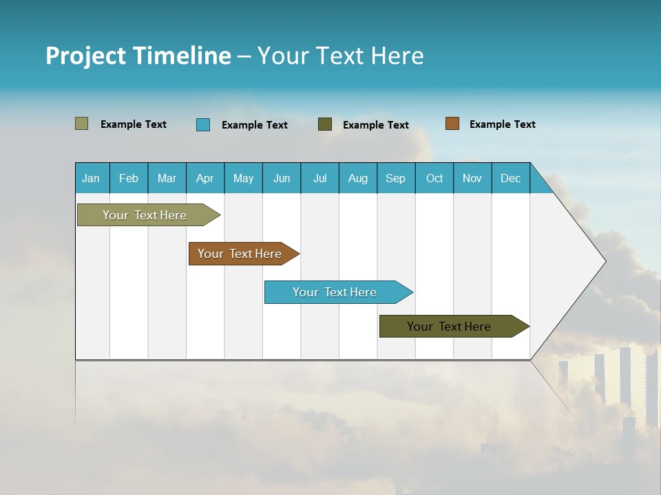 White Pensioner Sea PowerPoint Template