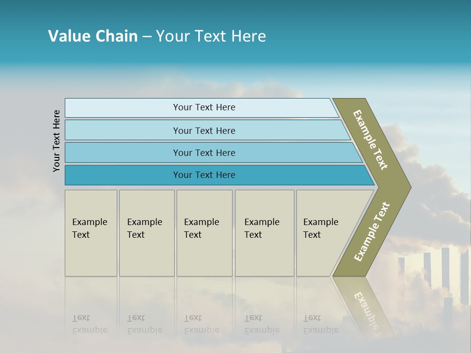 White Pensioner Sea PowerPoint Template