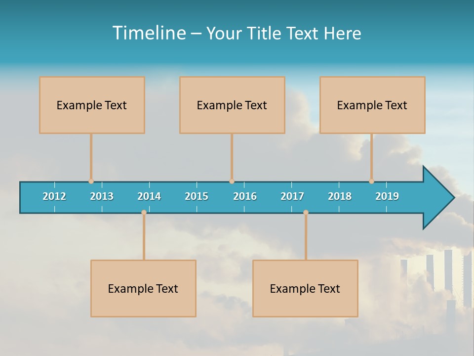 White Pensioner Sea PowerPoint Template