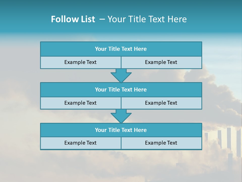 White Pensioner Sea PowerPoint Template