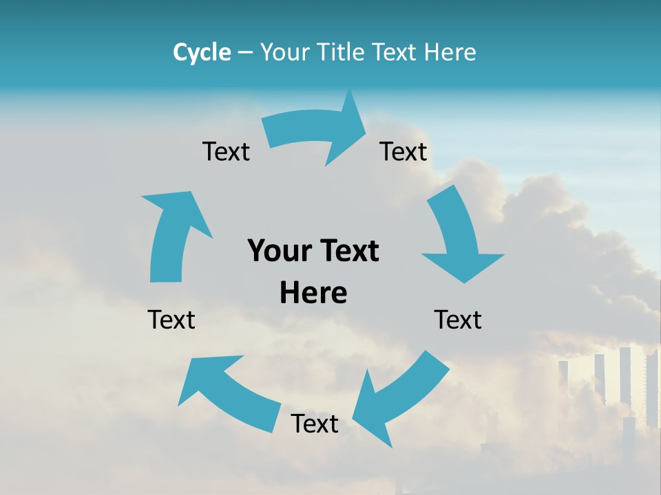 White Pensioner Sea PowerPoint Template