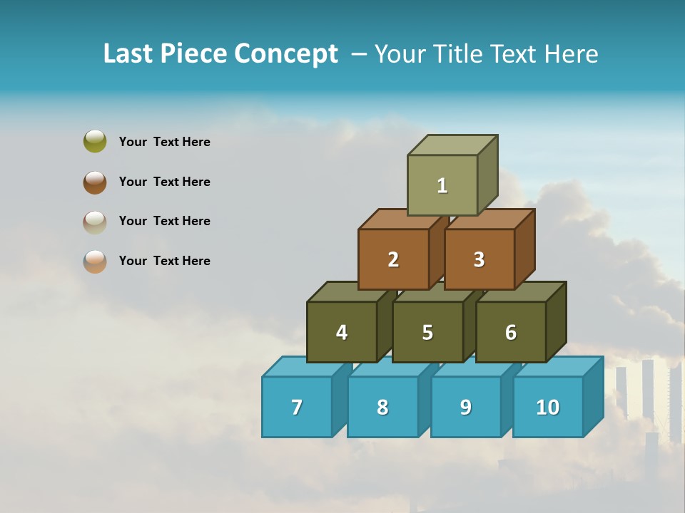 White Pensioner Sea PowerPoint Template