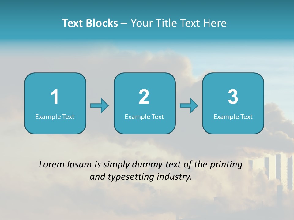 White Pensioner Sea PowerPoint Template