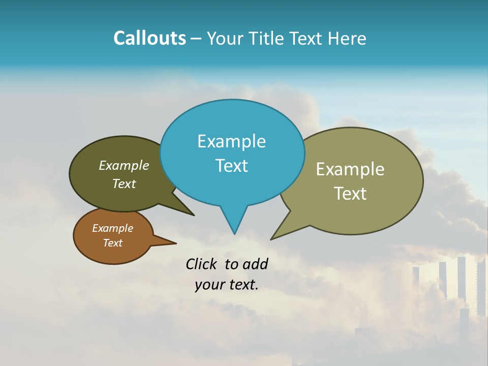 White Pensioner Sea PowerPoint Template