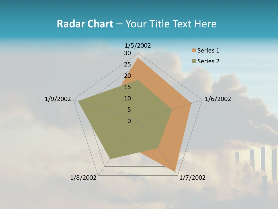 White Pensioner Sea PowerPoint Template