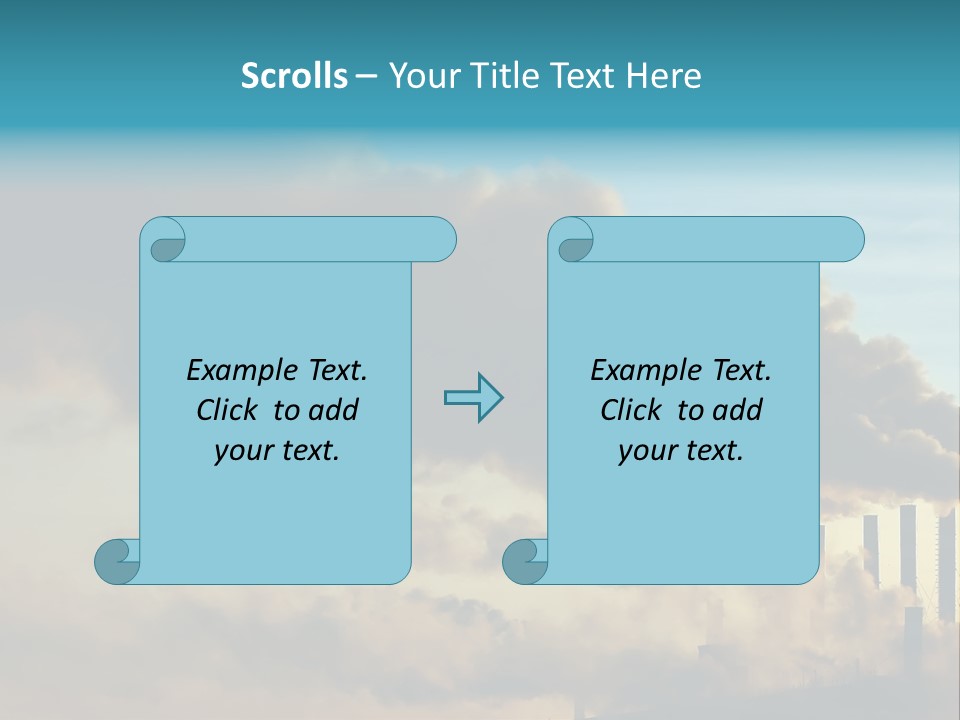 White Pensioner Sea PowerPoint Template