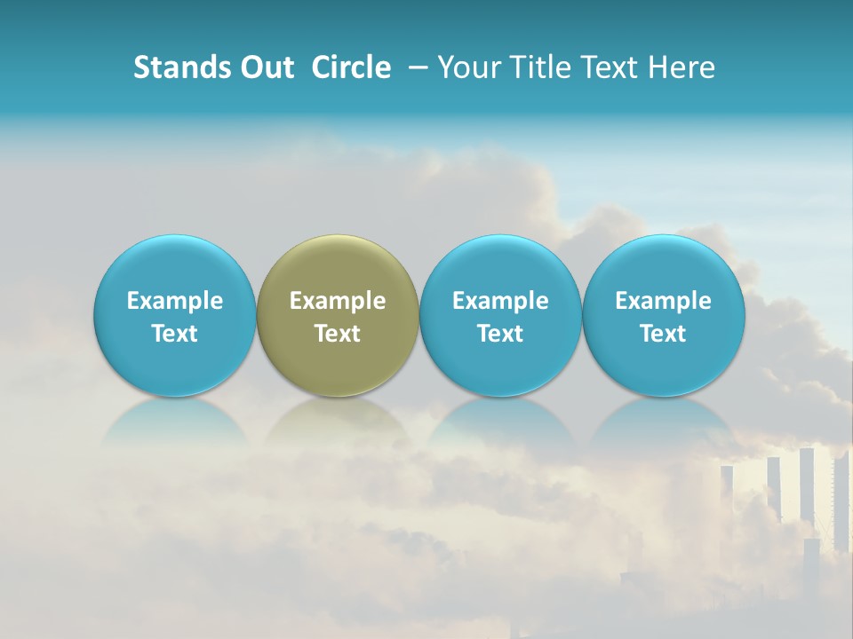 White Pensioner Sea PowerPoint Template