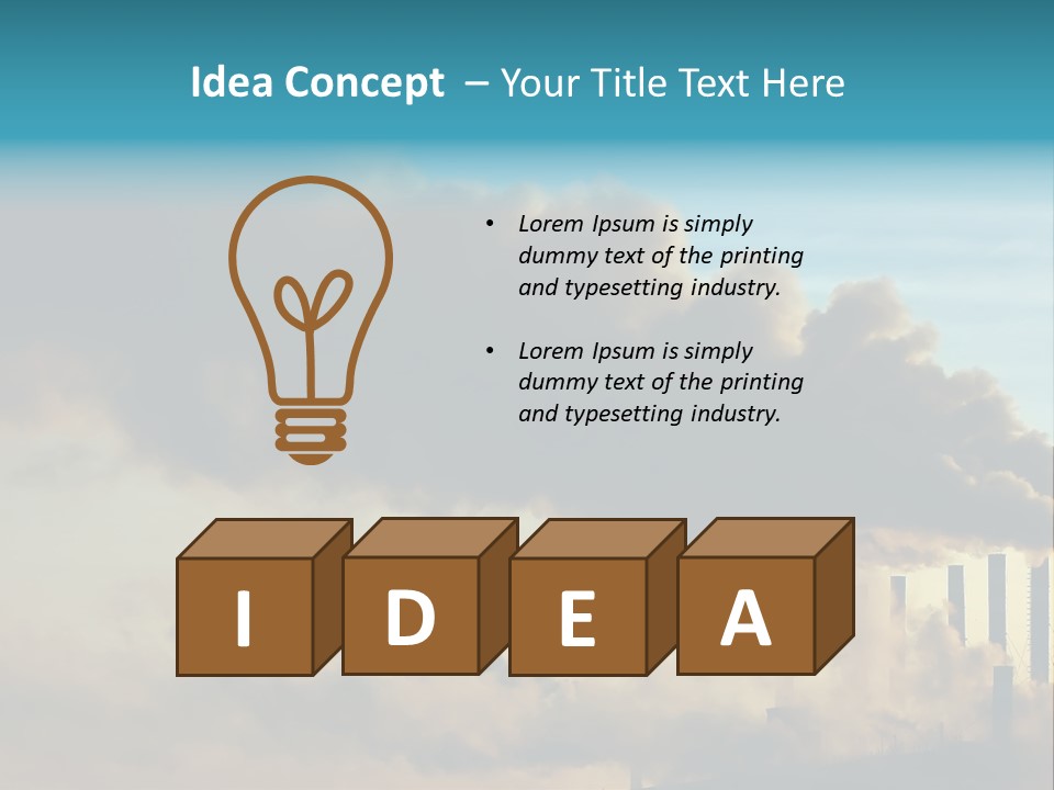 White Pensioner Sea PowerPoint Template