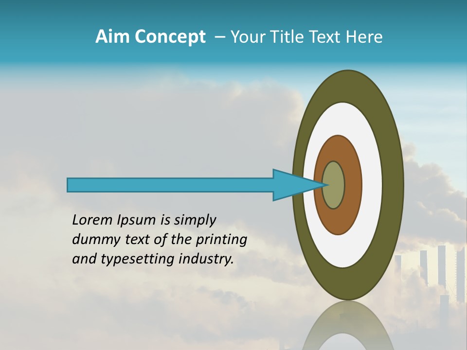 White Pensioner Sea PowerPoint Template