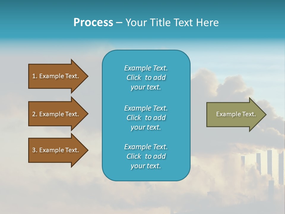 White Pensioner Sea PowerPoint Template