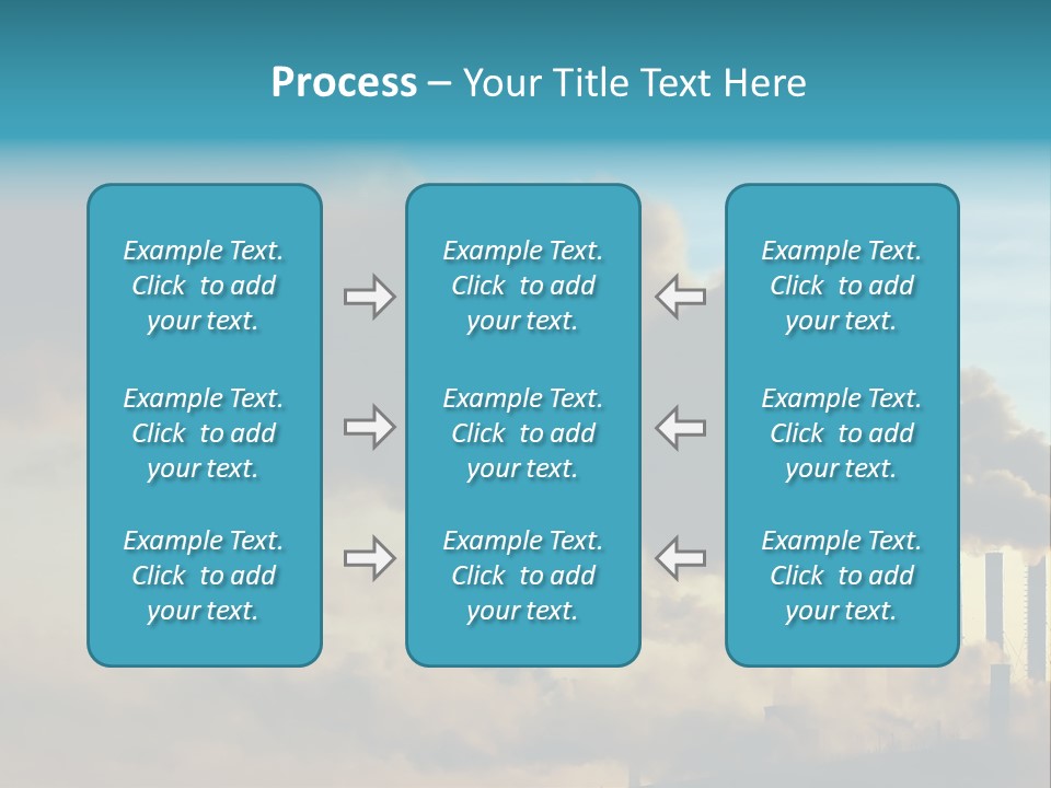 White Pensioner Sea PowerPoint Template