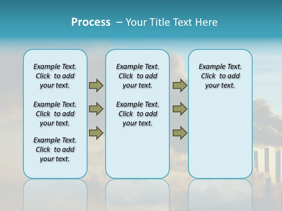 White Pensioner Sea PowerPoint Template
