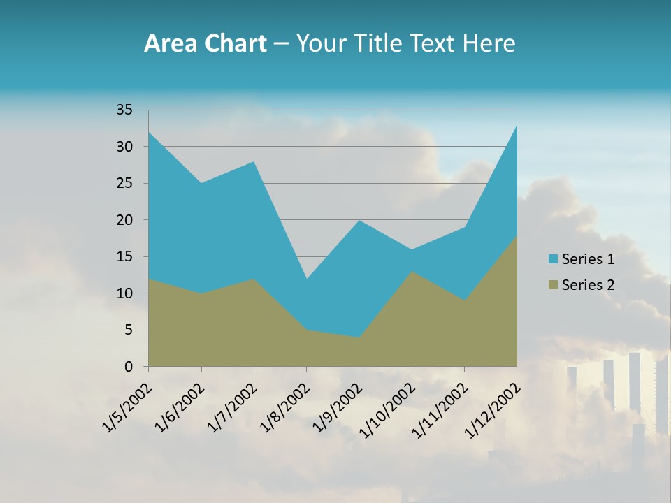 White Pensioner Sea PowerPoint Template