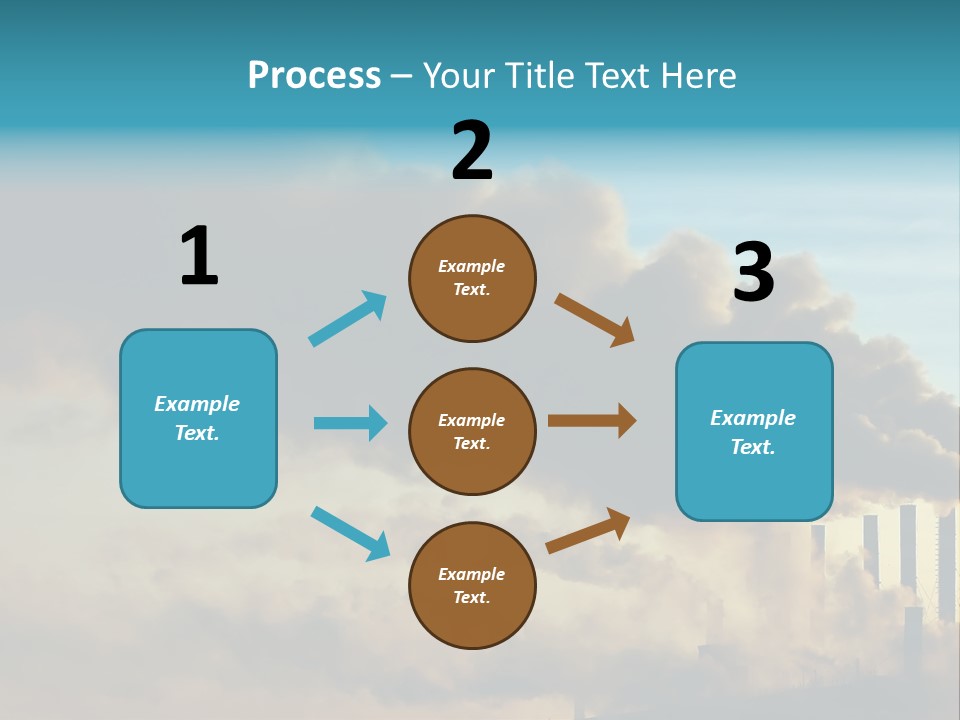White Pensioner Sea PowerPoint Template