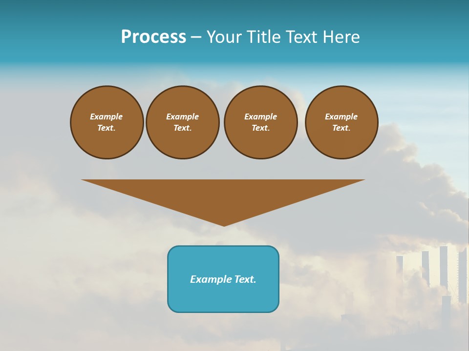 White Pensioner Sea PowerPoint Template