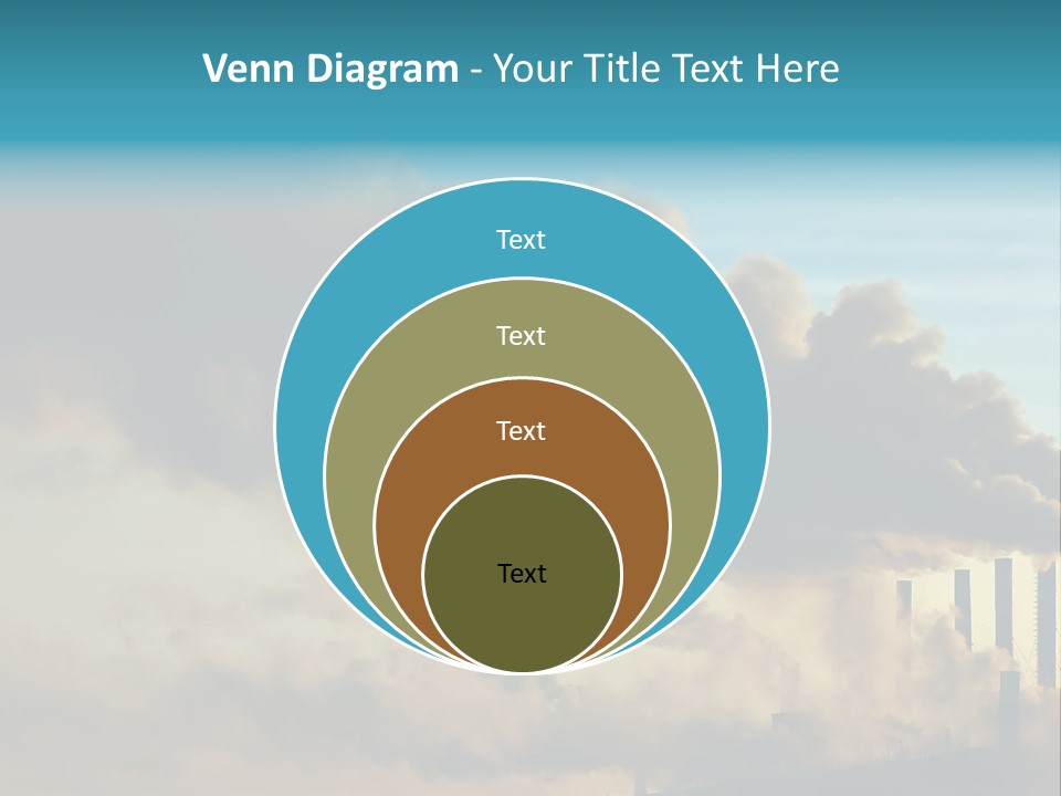 White Pensioner Sea PowerPoint Template