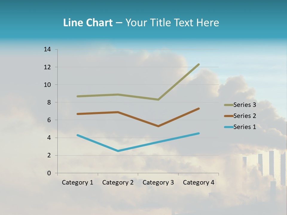 White Pensioner Sea PowerPoint Template