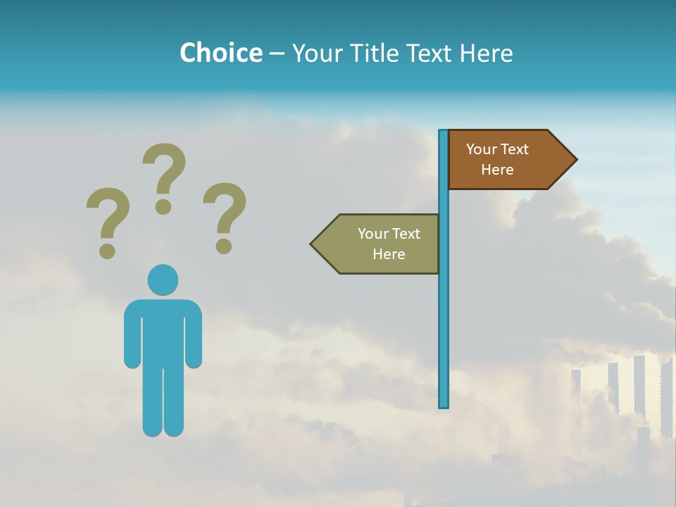 White Pensioner Sea PowerPoint Template