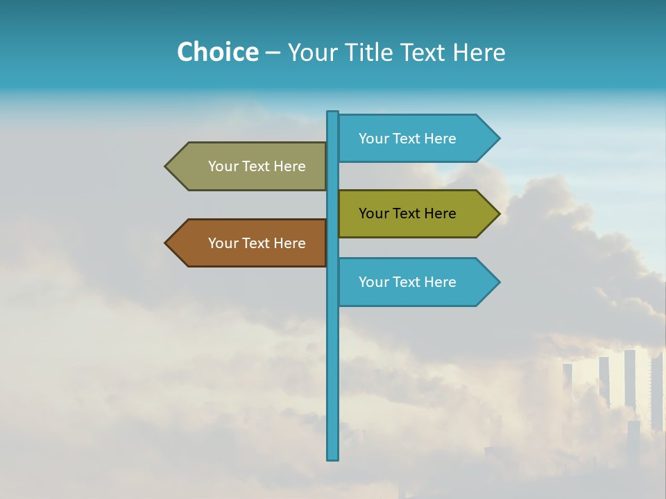 White Pensioner Sea PowerPoint Template