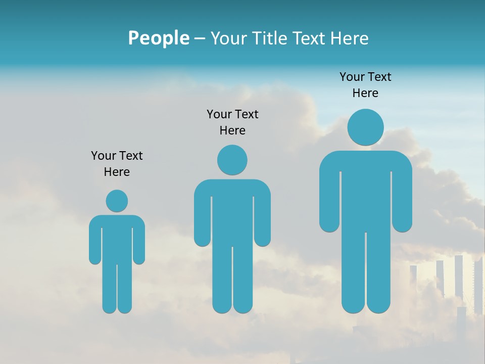 White Pensioner Sea PowerPoint Template