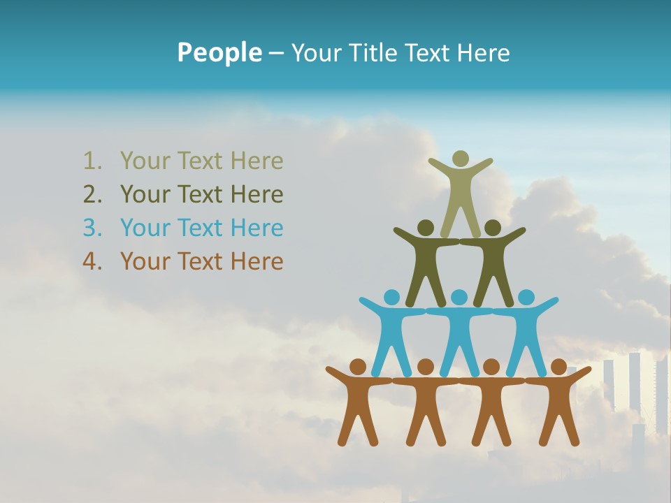 White Pensioner Sea PowerPoint Template