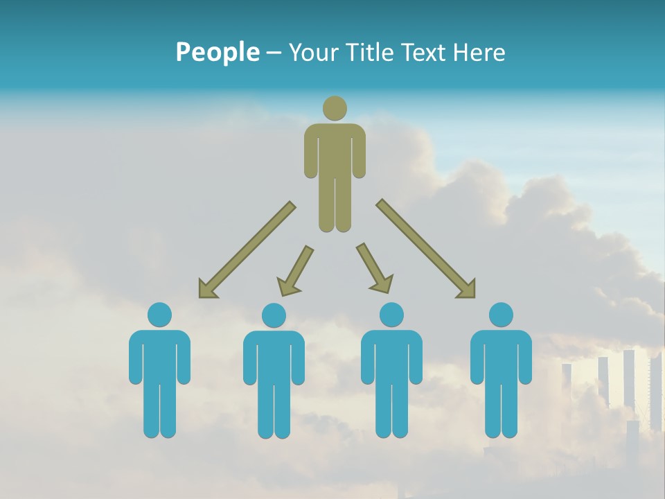 White Pensioner Sea PowerPoint Template