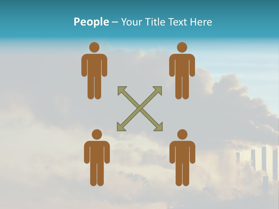 White Pensioner Sea PowerPoint Template