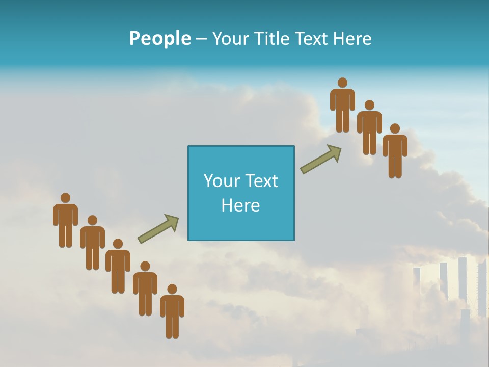 White Pensioner Sea PowerPoint Template