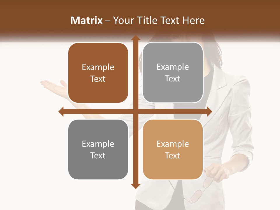 White Sand Portrait PowerPoint Template