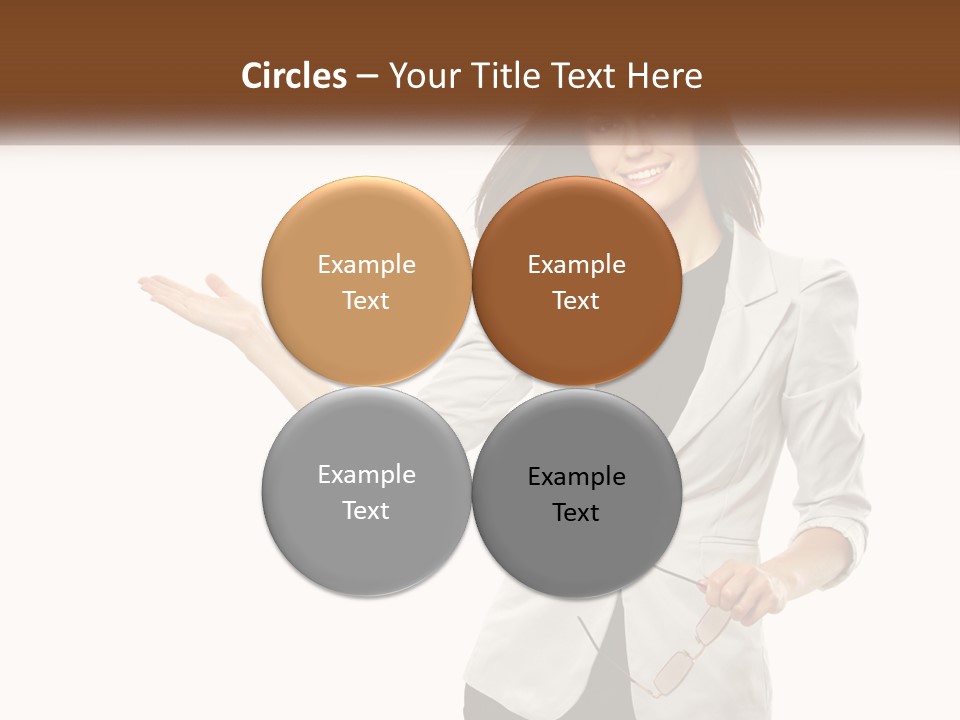 White Sand Portrait PowerPoint Template