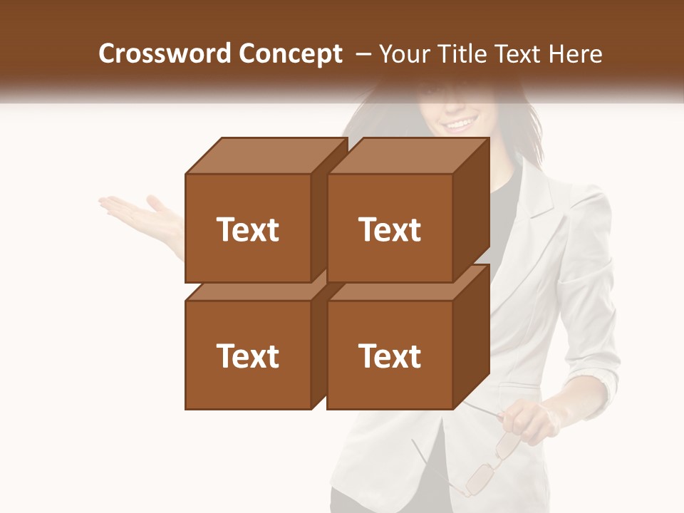 White Sand Portrait PowerPoint Template