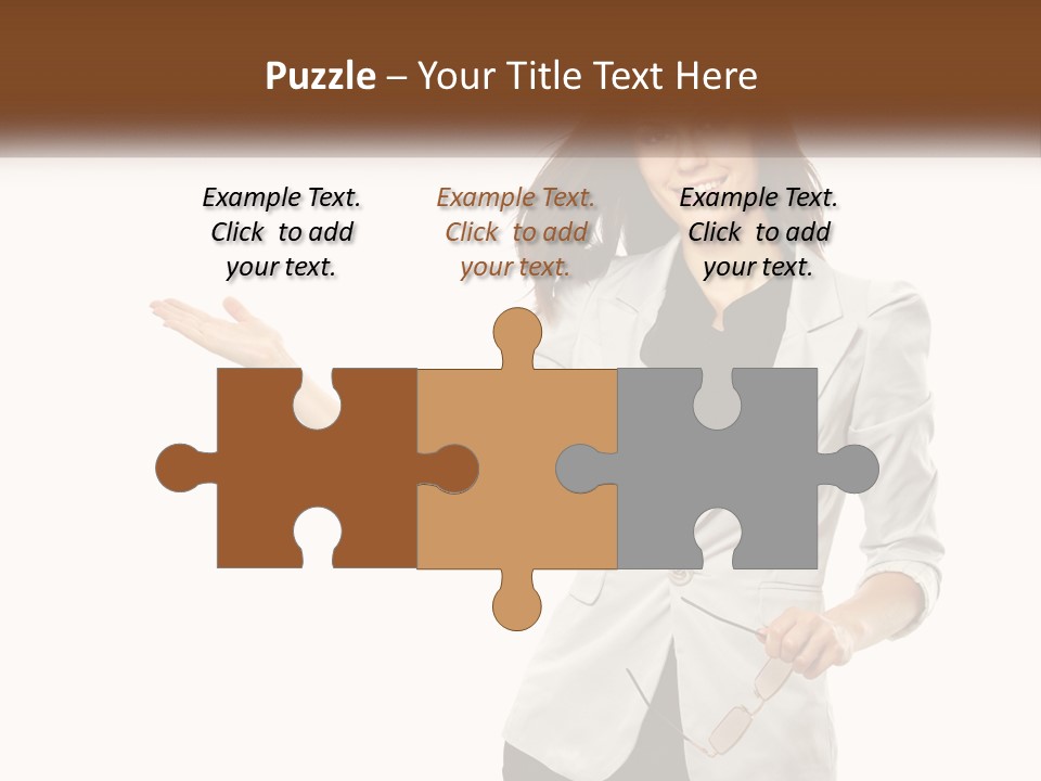 White Sand Portrait PowerPoint Template