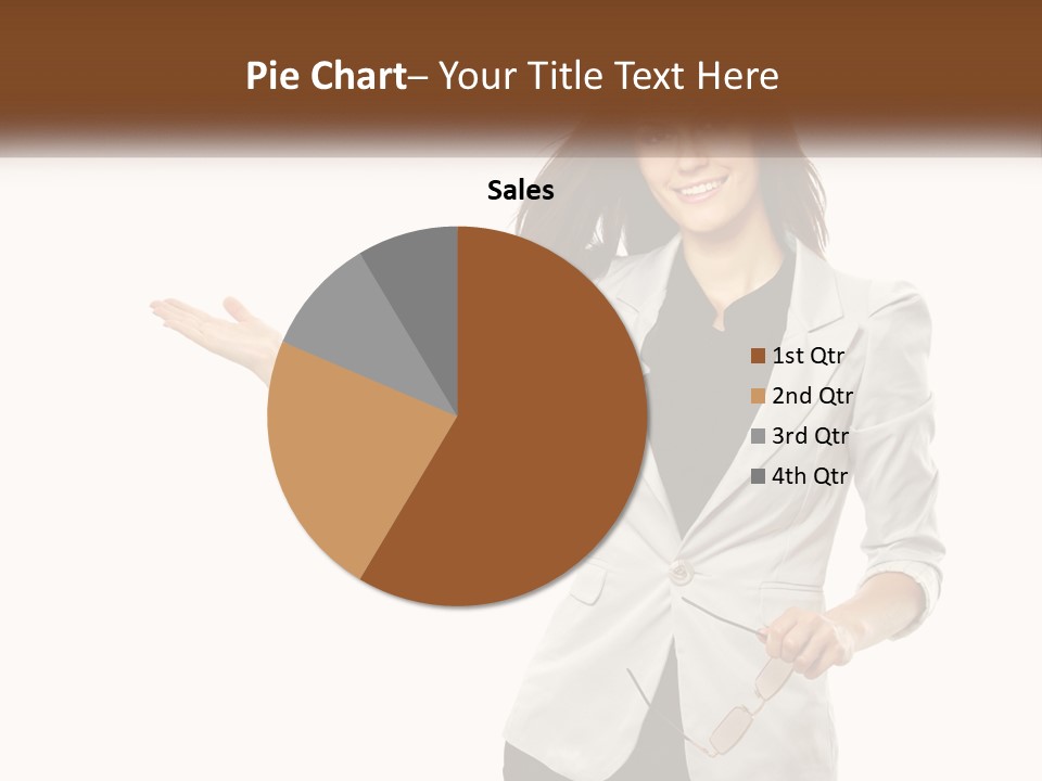 White Sand Portrait PowerPoint Template