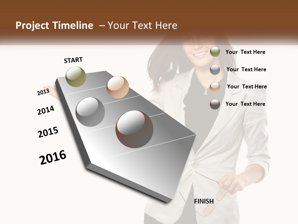 White Sand Portrait PowerPoint Template