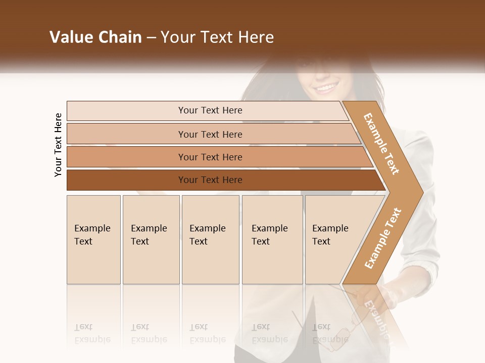 White Sand Portrait PowerPoint Template