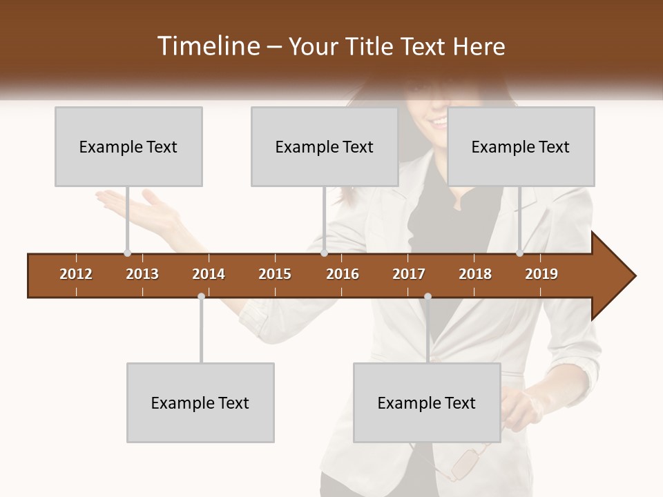 White Sand Portrait PowerPoint Template