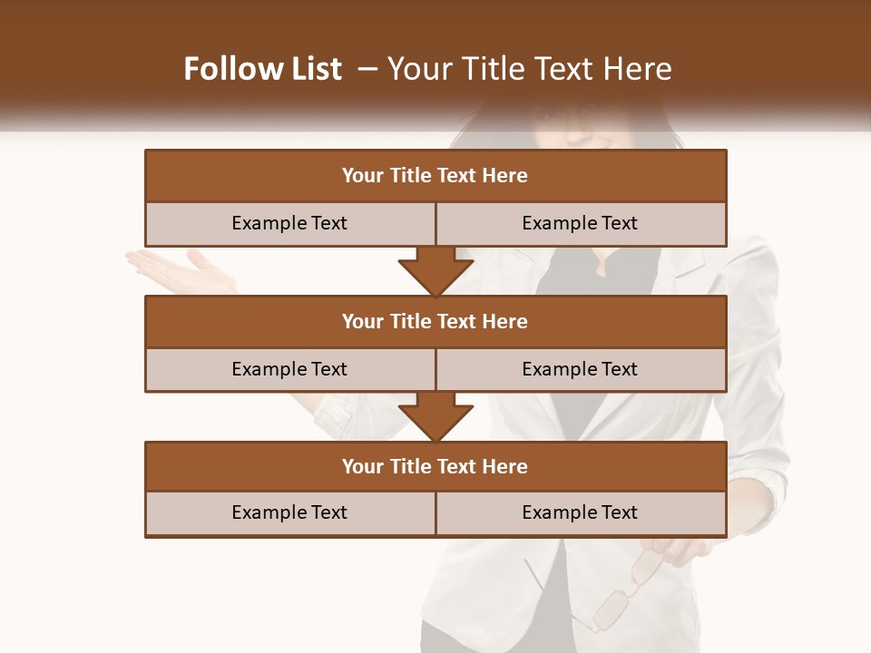 White Sand Portrait PowerPoint Template