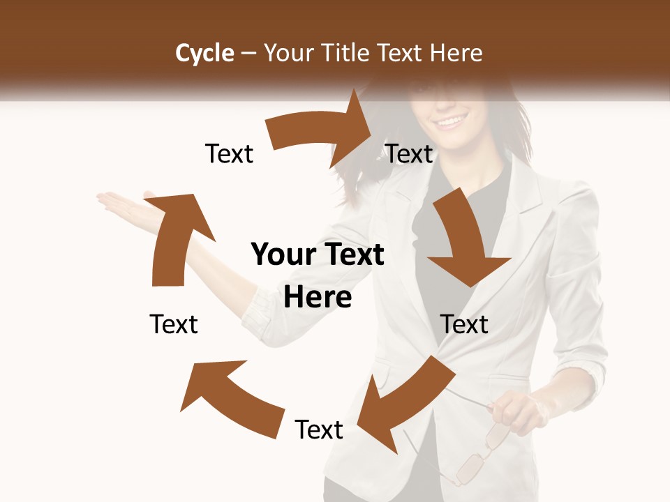 White Sand Portrait PowerPoint Template