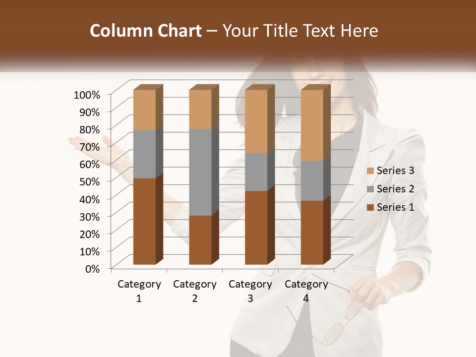 White Sand Portrait PowerPoint Template