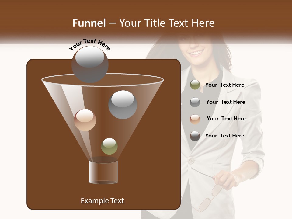 White Sand Portrait PowerPoint Template